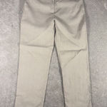 Eileen Fisher  blend linen blend Tapered Trouser Pant large petite beige Photo 0
