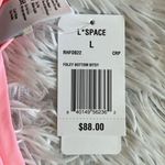 l*space New L* Women’s Ribbed Foley Bikini Bottom bitsy cut Crystal Pink size Large Photo 5