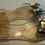 The Comfy Women Summer Bowknot Jelly Plastic Sandals Flat Heels beach Sandals Shoes Photo 1