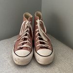 Converse  High Tops in Dusty Pink Photo 8