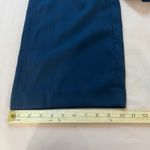 Madewell  Wide Leg Cropped Pants Navy Blue‎ Elastic Waist Pockets Womens Photo 11