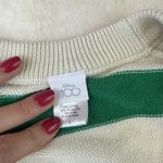 Disney  100 Striped Mickey Cardigan Sweater Women's L Colorful Button Front Photo 1