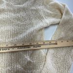 ATM Sweater Womens Medium Cream Soft V Neck Oversized Knit Cashmere Wool Silk Photo 11