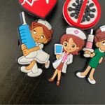 Set of 5 Nursing Croc Charms Novelty Size undefined Photo 2