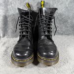 Dr. Martens 1460 Women’s 7 Lace Up 8 Eye Boots Black Patent Leather Photo 2