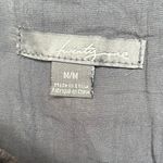 Twenty One  Dark Gray Silk‎ Blend Slip Lace Bow Mini Dress Size Medium Photo 2