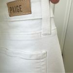 Paige  Skyline Ankle Peg Optic White Straight Leg Jeans Size 31 Photo 3
