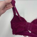 Victoria's Secret Victoria’s Secret Wine Lace Dream Angels Padded No-Wire Bra 32DD Photo 6