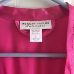 Morgan Taylor Womens  Super Sexy Lightweight Silky Satiny Pink Robe Size Small Photo 8