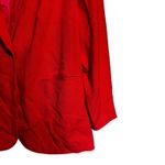 Coldwater Creek Blazer Women 20 22 Orange Textured Long Sleeve Career Jacket Photo 4