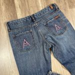 7 For All Mankind Seven Jeans 32x35 Long Pink A Pocket Low Rise Boot Cut Photo 2