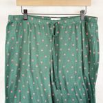 LC Lauren Conrad  Women's Green Floral Sleep Pants Size Large Photo 2