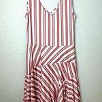 JOYFOLIE MIA JOY Striped Pinky Red and White Women's Dress Size L Size L Photo 0