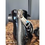 Dolce & Gabbana Heels Women's 6.5 Black Patent Leather Zip Up Stiletto Pump Photo 12