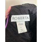 Vintage 80s 90s Roberta Black Dress Jacket SET Party Prom‎ Small Medium Photo 2