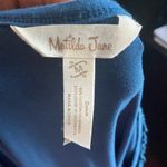 Matilda Jane Make Believe Hold The Key Teal Blue Crochet Trim Mini Dress Size M Photo 6