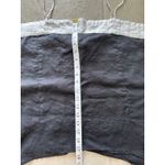 DKNY Tank Womens Large Black White Linen Boxy Minimalist Quiet Luxury Resort Photo 7