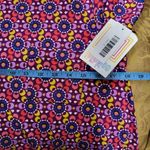 LuLaRoe Carly Dress Medallions Purple Red Floral Sz S NWT Photo 2