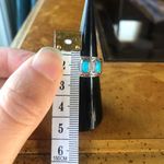 Natural Sleeping Beauty Turquoise Sterling Silver Southwestern Ring Size 5 Photo 8