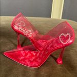 Barbie x ALDO Barbiestessy Collection Pink Translucent Pointed Toe Pumps 6.5 Photo 1