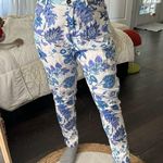 Gretchen Scott Women’s Blue Floral Extra Small Pants White Size XS Photo 0