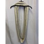 Elegant Knit Infinity Scarf Metallic Gold SKU 7047 Photo 1