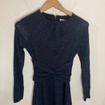 Whistles Celestine Animal Print Jersey Twist at Waist Dress size 4 Black Photo 4