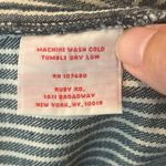 Vintage Ruby Rd Womens Blazer 6P Navy Striped Demin Pockets Buttons Retro Chic Blue Photo 10