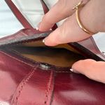 Patricia Nash  Lari Oxblood Red Leather Crossbody Satchel Purse Photo 8