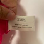 Three Dots  Double Gauze Top Women’s Size Small Fuchsia Pink 100% Cotton Blouse Photo 5