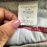 NYDJ Women's Light Gray Wash Embellished Mini Jewel Studs Denim Jeans Size 8P Photo 7