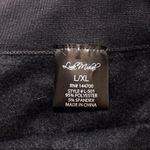 Linda Michael Black Leggings w/Gold Reindeer-Sz L/XL Photo 4