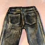 Kancan metallic gold/silver sheen skinny jeans size 7/27 Black Photo 3