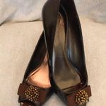 Etienne Aigner Brown Wedge open toe shoe size 7.5 Photo 0