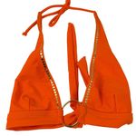 Split Orange Disco Halter Bikini Top‎ Size XS NWT Photo 3