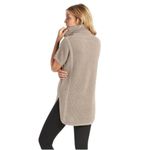 UGG  Taupe Tan Selby Cable Knit Turtleneck Tunic Sweater Mini Dress size Medium Photo 3