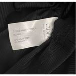 Cider Black Ruched Side Stretchy Ribbed Sleeveless Blouse Photo 5