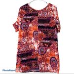 Honey & Lace M womens Tustin tunic orange purple Size M Photo 8