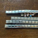 Assorted Italian Charm Bracelet Lot Silver Photo 4