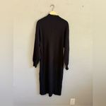 Misook  Cable Knit Long Sleeve Mock Neck Sweater Dress Size Small Photo 5