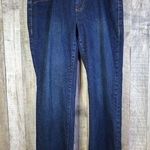 Cato Size 14 Cropped Ankle Dark Wash Blue Denim Jean with Stretch Straig… Photo 0