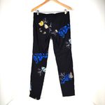 Versace  Collection Barocco Sea Print Pants Size 6 US 42 IT Black Photo 3