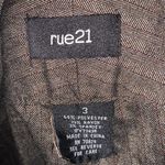 Rue 21  brown striped capri dress pants Photo 4