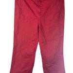 Vineyard Vines High Rise Straight Crop 26" Watermelon Color Size 30 Travel Wear Photo 0