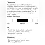 Alo Yoga Alo Airbrush Heart Throb Bra Photo 2