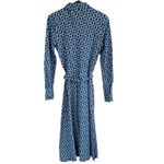 Like New Boden Laura Chain Link Jersey Knit Midi Dress Size 2 Blue Photo 12