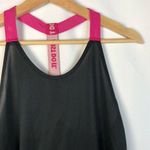 Nike Elastika Solid Black & Pink Racerback Athletic Tank Top XS Photo 4