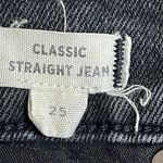 Madewell  Classic straight Jean washed black high rise jeans Photo 9