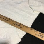 Hera Collection Womens Cream Textured Chevron Knit Turtleneck Cropped Sweater Cozy Chic size L Photo 3