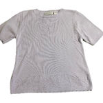 Alfred Dunner Women's Top Sweater Blouse Shirt PM Purple Chunky Cottage Photo 0